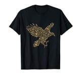 Silhouette of Eagle in flight - Falcon - Hawk - Bird of Prey T-Shirt