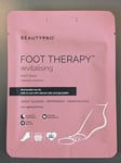 BeautyPro Foot Therapy Collagen Revitalising Sock 17ml Foot Mask New FREE POST✨