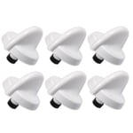 First4spares Control Knobs for Belling Oven/Cooker/Hobs (White, Pack of 6)