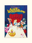 Disney Alice in Wonderland (1989) 30 x 40 cm montée d'impression