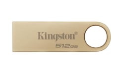 Kingston DataTraveler SE9 Gen 3- 512GB - 220MB/s read- Metal - USB 3.2 Gen 1 -Go