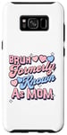 Coque pour Galaxy S8+ BRUH anciennement connu sous le nom de maman cœur Love Mom élégant