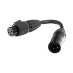 5-pin male to 3-pin female DMX Adapter cable