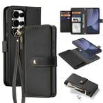 Dux Ducis Lawa Series Magnetic Wallet Skal Samsung Galaxy S25 Ultra - Svart