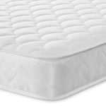 Extreme Comfort Cooltouch Ortho-Shell Hybrid Memory Foam & Pinna-Coil Bonnell Innerspring Memory Foam Mattress Plush Feel, White,18cms Deep, 2ft6 Small Single Mattress 75cm by 190cm