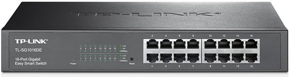 TP-Link - 16 Ports Easy Smart Netværks switch - 10/100/1000 Mbps