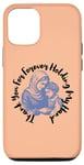 iPhone 12/12 Pro Peach Forever Holding My Hand Mother and Child Connection Case