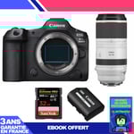 Boitier Canon EOS R5 Mark II + RF 100-500mm f/4.5-7.1 L IS USM + 1 SanDisk 32GB Extreme PRO UHS-II SDXC 300 MB/s + 1 Canon LP-E6P + Ebook 'Devenez Un Super Photographe