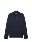 PUMA Golf Waffle Fleece 1/4 Zip Marinblå