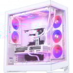 Phanteks NV9 Full Tower EATX -chassi med panoramafönster, vit