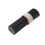 Danilovo Beeswax Taper Candles (Black) - Ritual Candles, Orthodox Church Candle Tapers for Prayer, Decor, Christmas - Tall, Bendable, N30, Height 29,5 cm, Ø 8,5 mm (25 pcs - 334 g)