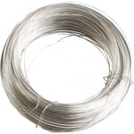 Creativ Metalltråd Wire Försilvrad 0,4 mm - 20 meter