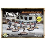 Flat River Group Fallout Wasteland Warfare: Brotherhood of Steel - Combat Patrol - 6 Miniature, Unpainted, 32mm Figure, RPG