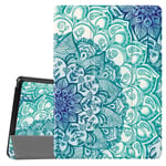FINTIE Case for Lenovo Tab E10 - Lightweight Slim Shell Stand Cover for Lenovo TAB E10 TB-X104F 10.1-Inch Android Tablet 2018 Release, Emerald Illusions