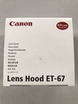 Brand New Genuine Canon ET-67 Lens Hood for Canon EF 100mm F2.8 Macro USM Lens