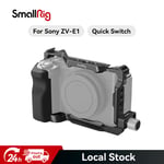 SmallRig ZV-E1 Camera Cage & Handle Grip Kit W/ HDMI Cable Clamp For Sony ZV-E1
