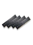 Value DDR4-2400 - 32GB - CL15 - Quad Channel (4 stk) - Intel XMP - Sort