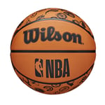 XTREM Toys and Sports Wilson NBA Basket ball All Team Orange / Black , størrelse