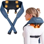 Neck Massager for Pain Relief Deep Tissue, Shiatsu Neck and Back Massager with H