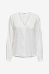 JDY - Blus jdyDiana Life 7/8 Dobby Shirt Wvn - Vit