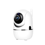Home white security surveillance camera IP camera 1080P 2MP cloud automatic tracking WiFi camera wireless CCTV camera plus 1080Pwith64GCard