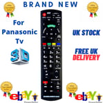 New Remote Control for Panasonic 3D INTERNET TV N2QAYB000752 / N2QAYB000753