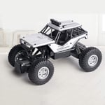 GRTVF 1/18 High Speed Racing RC Truck, 2.4Ghz Ndependent Suspension Remote Control Car Electric Monster Off-Road Climbing Buggy 4WD Radio Controlled Hobbyist Grade Vehicles (Color : Silver)
