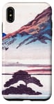 Coque pour iPhone XS Max Paysage de montagne Fuji Vintage Japanese Ukiyo-e Woodblock