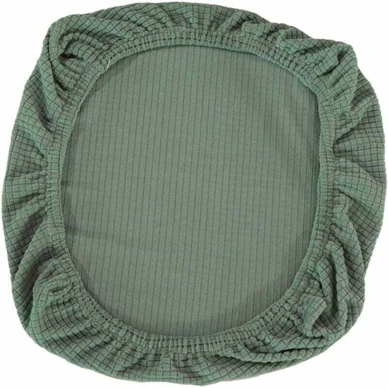 Lot de 2 housses de chaise extensibles en polyester jacquard à petits carreaux avec dessous élastique - Housse de chaise antidérapante - Bleu foncé Lot de 2 housses de chaise extensibles en polyester jacquard à petits carreaux avec dessous élastique - Housse de chaise antidérapante - Bleu foncé