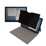 Fellowes Filtre de confidentialité Privascreen pour Tablette Microsoft Surface Pro™ 7, protège Votre écran des Regards indiscrets, Convient pour Les écrans tactiles, 28.8x19.7 cm, Noir, 4819601