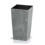 Pot de Fleurs Style Béton Gris 49 litres Bac à Fleur Cache Pot Jardinière Terrasse Jardin Salon Entrée Intérieur Extérieur