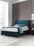 Very Home Reeves Ottoman Bed Double With Platinum Mattress - Bed Frame With Gold Memory Mattress