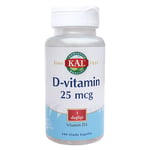 D-vitamin 25 mcg - 100 Kapslar