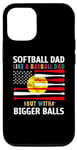 Coque pour iPhone 15 Pro Définition Softball Dad Like A Baseball Dad sur le dos