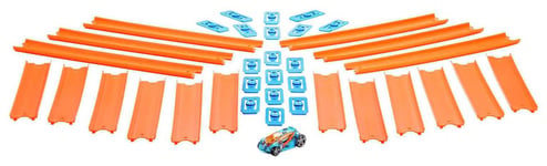 Hot Wheels Track Builder - Straight Pack & Car Vehicle