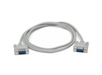 Zebra SERIAL INTERFACE CABLE 6IN (DB-9 TO DB-9) seriella kablar Grå 1,8 m