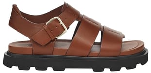 UGG Femme Sangle Capitelle Sandale Glissante, Cognac, 36 EU
