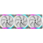 Lian Li UNI FAN SL120 RGB PWM Ventilateur pour boîtier PC blanc, RGB (B x H x T) 122,8 x 25 x 122,4 mm