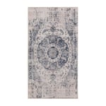 KM Carpets Orientalisk Matta Cleo Medaljong Creme/grå 80*300 91419