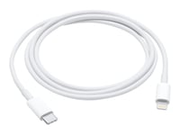 Apple USB-C til Lightning kabel, 1m (Bulk) - Vit