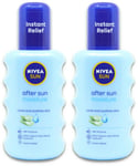 Nivea Sun Aftersun Spray 200ml X 2