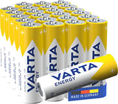 VARTA Energy AA Mignon LR06 Alkaline Batteries – Made in Germany – ideal for radios and wall clocks, 24 Count (Pack of 1)