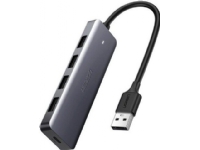 HUB USB Ugreen Adapter 4w1 UGREEN Hub USB do 4x USB 3.0 + USB-C (szary)