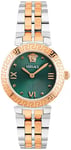 Versace VEAFA0224 Daphnis Grøn/Rosaguldtonet stål Ø32 mm
