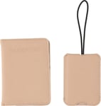 Clas Ohlson Passfodral och bagagebricka reseset, konstläder