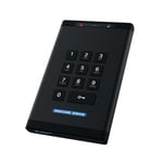SecureDrive KP Hardware Encrypted External Portable Hard Drive 5TB with Keypad SD-KP-20-BL5000