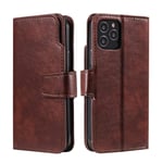 Trolsk Leather Wallet (iPhone 13 Pro Max) - plånbok - Brun