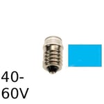 Blå LED signallampa T14x30 10lm E14 0,4W 40-60V