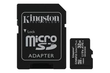 Kingston Canvas Select Plus - flashhukommelseskort - 32 GB - microSDHC UHS-I