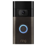 Ring Video Doorbell Battery HD Bronze Night Vision Two Way Talk Motion Detection